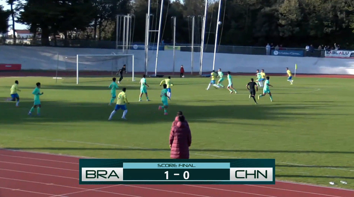 中国U16男足两连败遭巴西零封 小组垫底提前出局