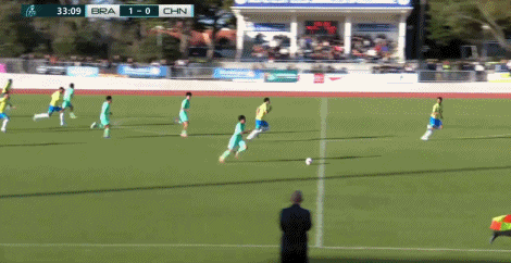 中国U16男足两连败遭巴西零封 小组垫底提前出局